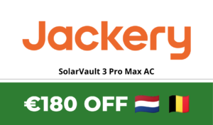 Jackery Coupon Code – Save €180 on the SolarVault 3 Pro Max AC