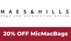 Maes & Hills Collection Coupon Code MICMAC20 – Save 20% on Micmacbags