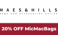 Maes & Hills Collection Coupon Code MICMAC20 – Save 20% on Micmacbags