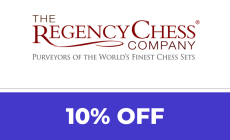 Regency Chess coupon code – Save 10% on your first order in Belgium